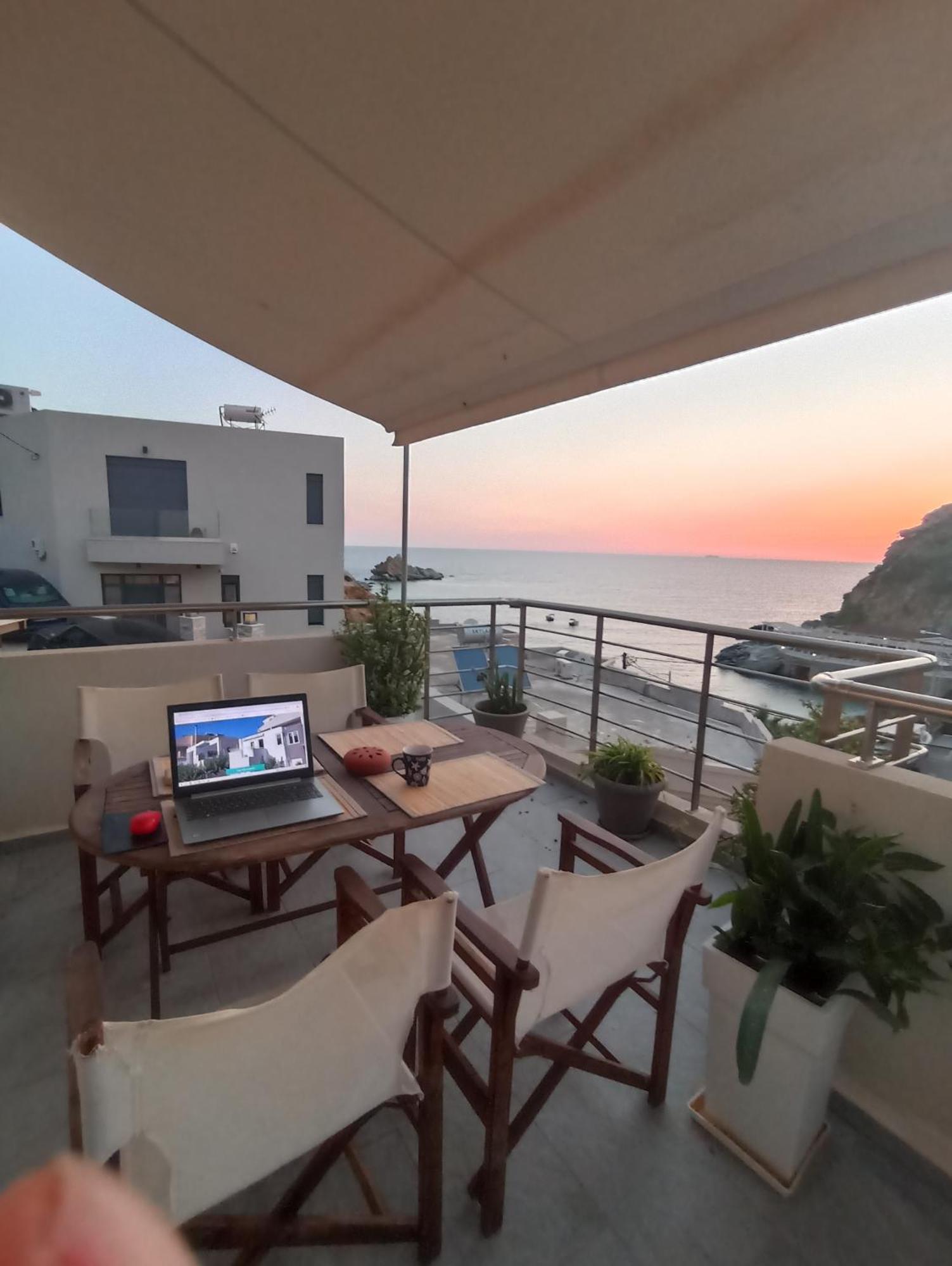 Popis Sea View Apartments Agia Pelagia  Luaran gambar