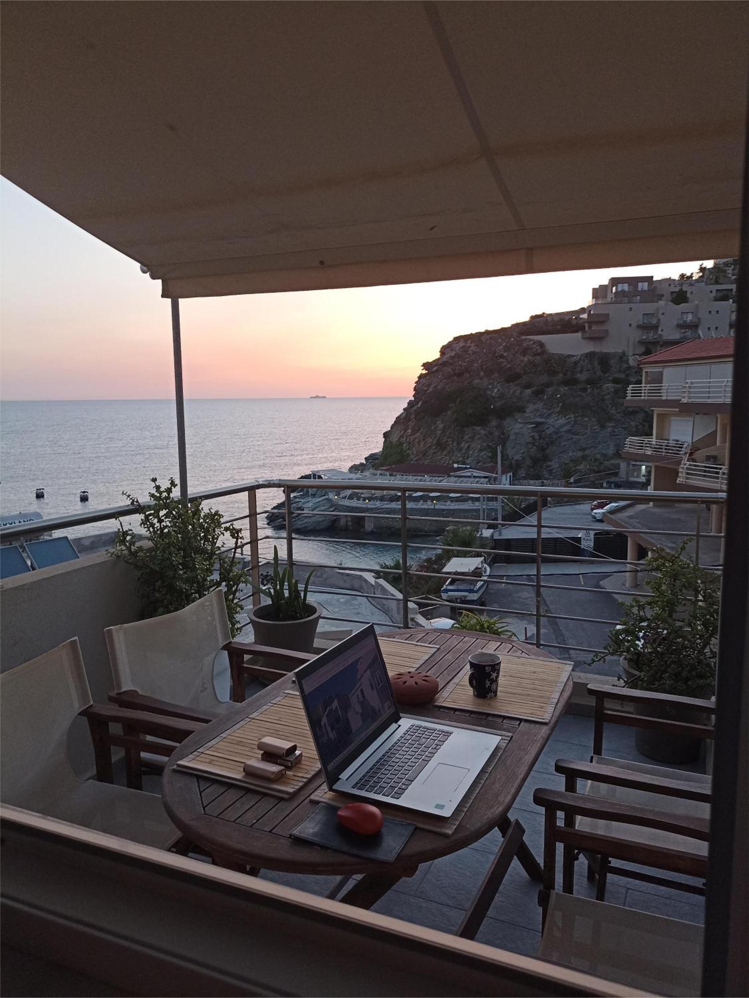 Popis Sea View Apartments Agia Pelagia  Luaran gambar