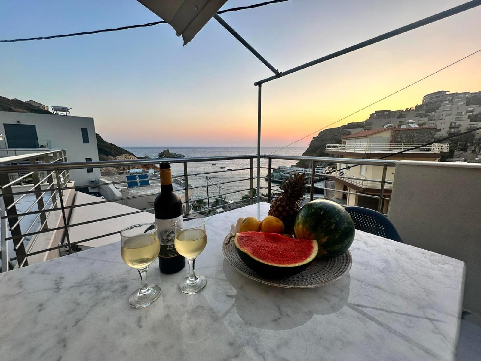 Popis Sea View Apartments Agia Pelagia  Luaran gambar