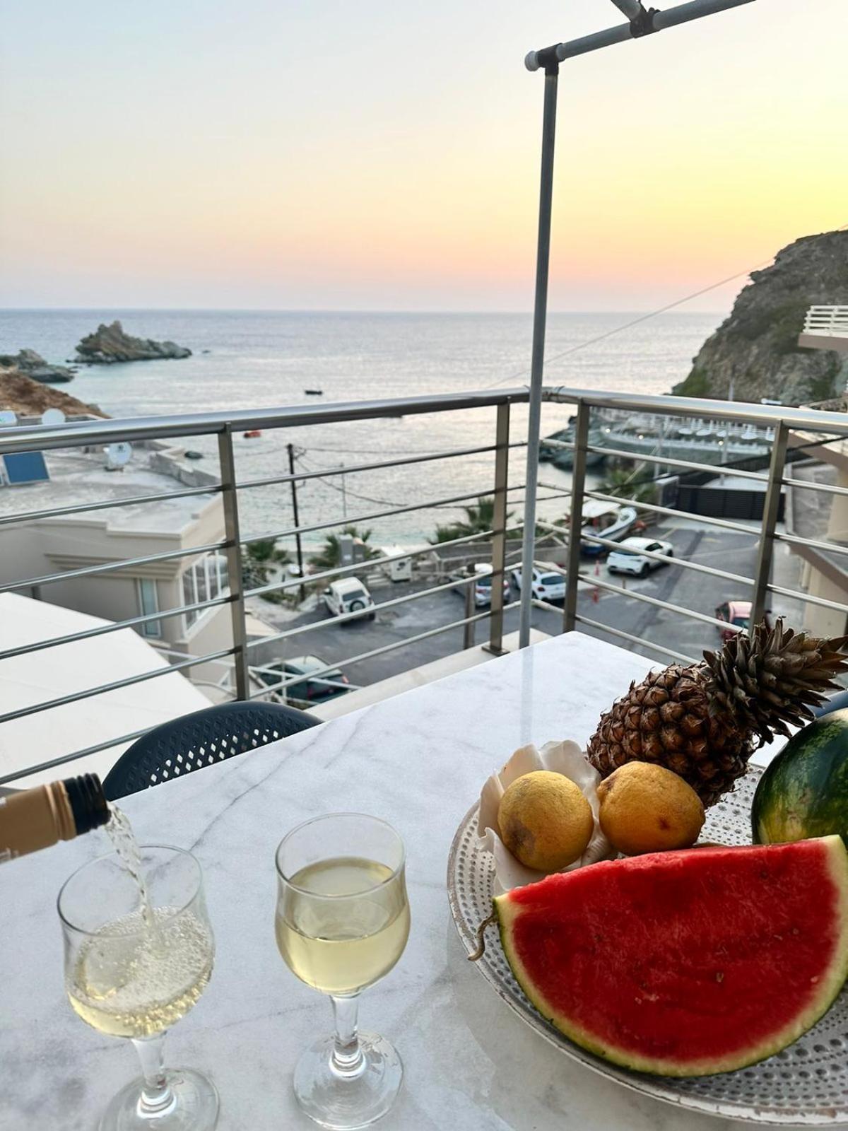 Popis Sea View Apartments Agia Pelagia  Luaran gambar