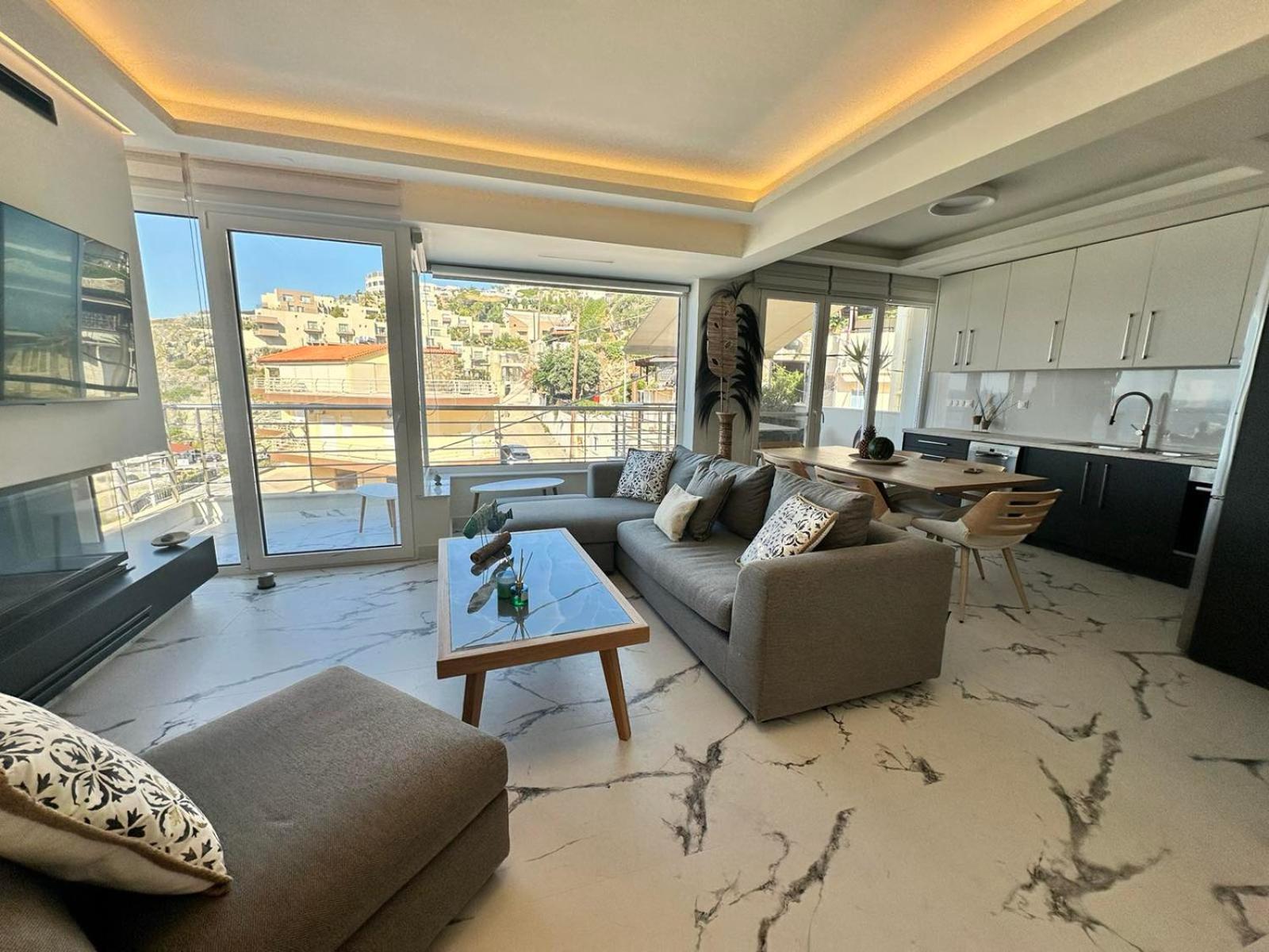 Popis Sea View Apartments Agia Pelagia  Luaran gambar
